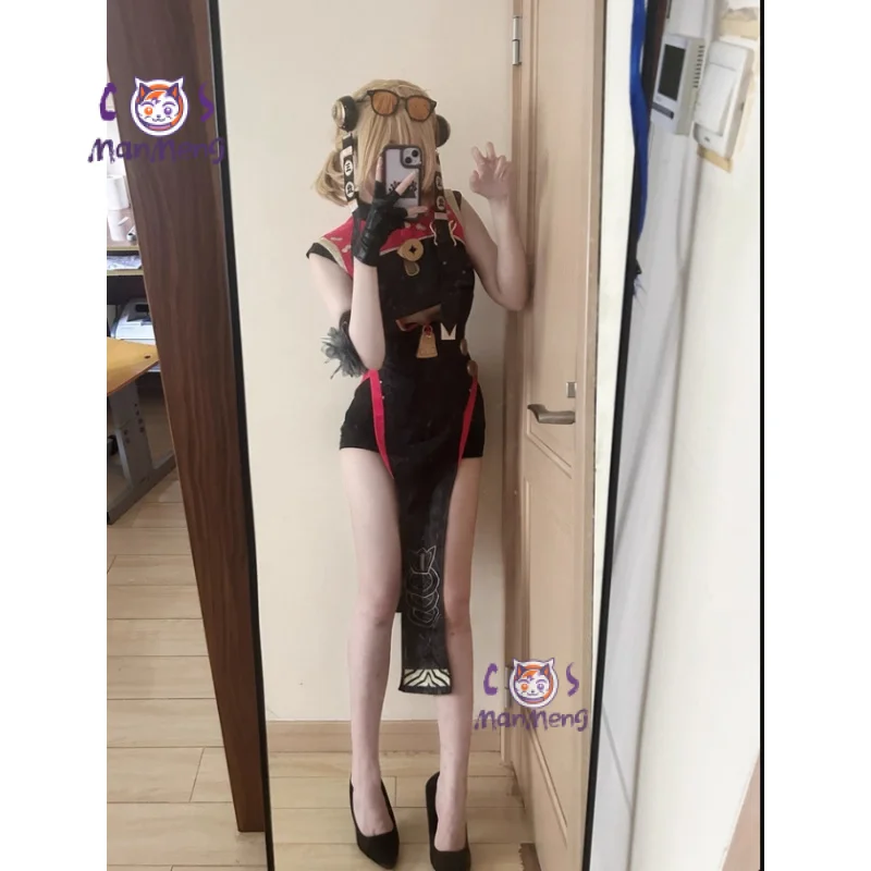 

Игра Zenless Zone Zero Sweety Косплей Костюм Китайский элегантный Ципао платье перчатки реквизит аксессуары Хэллоуин костюм женский комплект