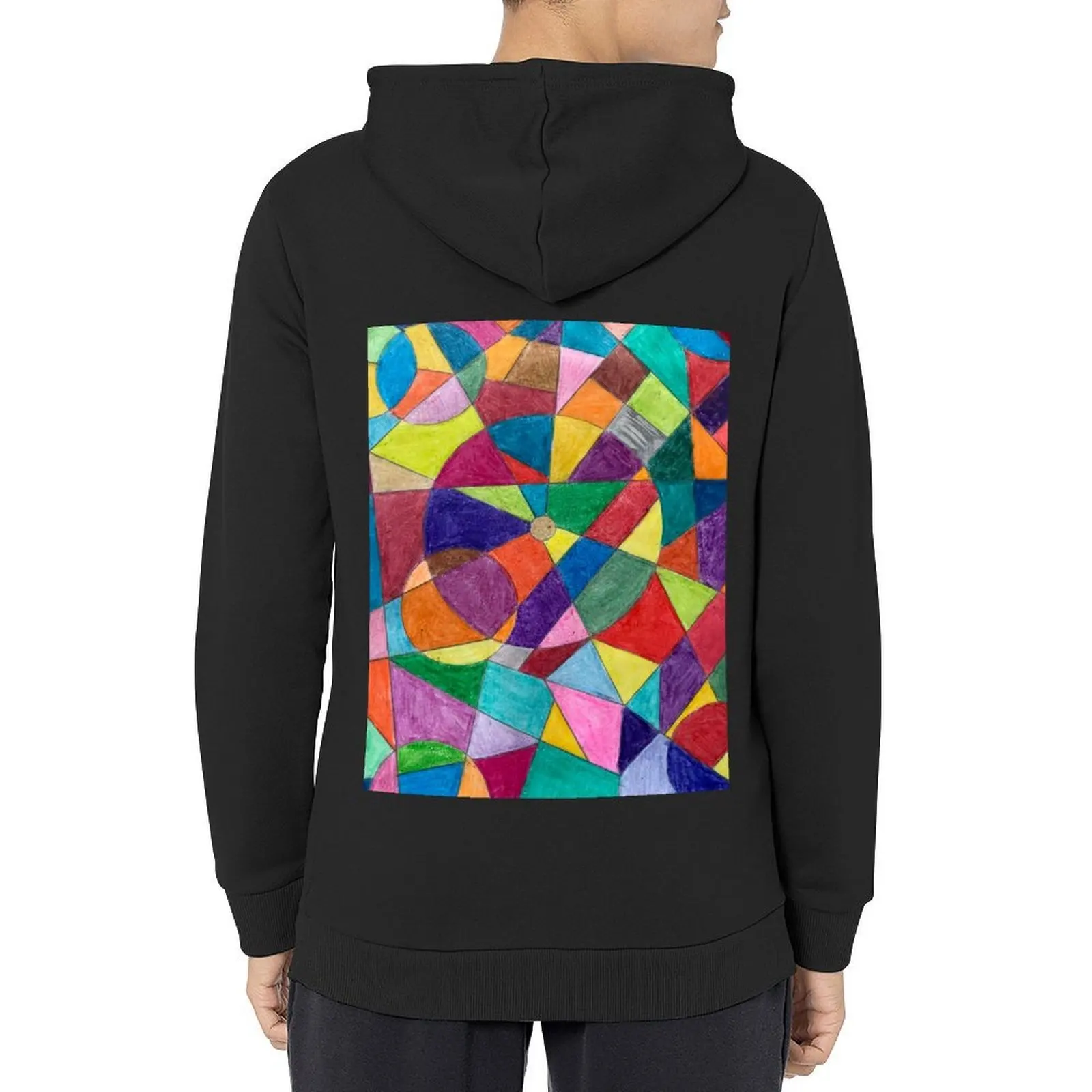 

Colors and Shapes Hoodie men's sweat-shirt male clothes men's clothing korean style clothes men hoodie