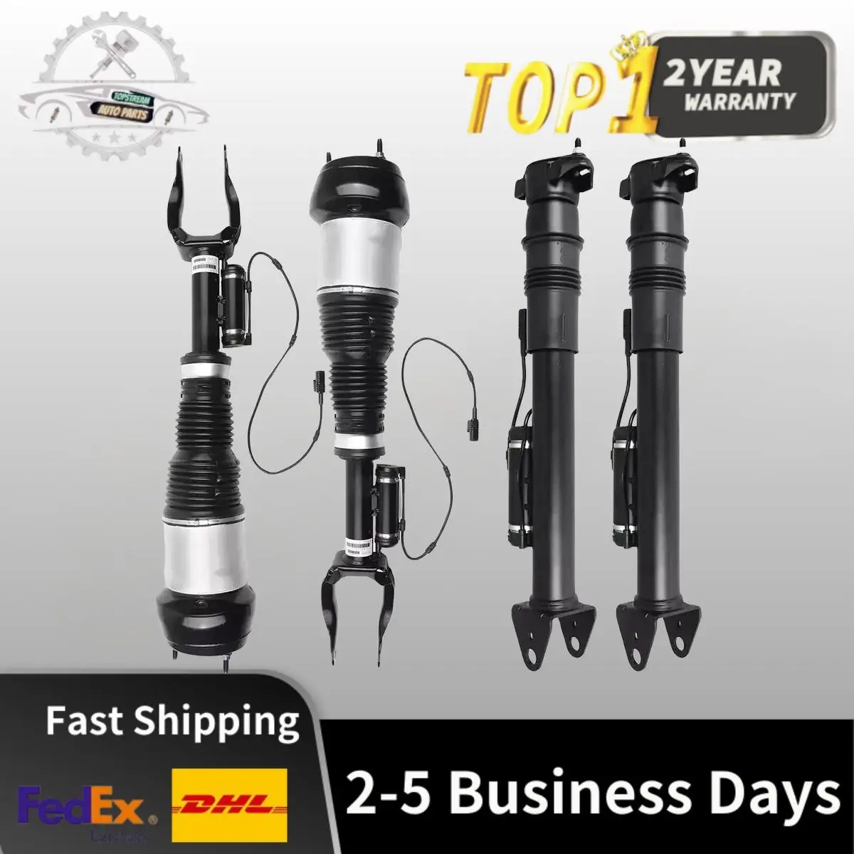 

Комплект из 4 передних и задних пневмостоек с ADS для Mercedes W166 X166 ML550 GL500 A1663204713, 1663204713