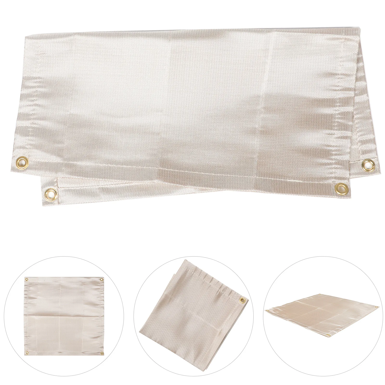 

Flame Retardant Glass Fiber BBQ Pad Fireproof Mat for Fireplace Camping Accessories Outdoor Durable High Temperature