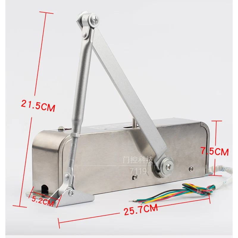 Normally open fire door fire linkage electric door closer temperature control window closer temperature and electricity dual con