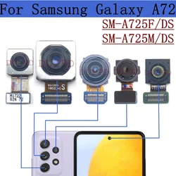 Rear Camera For Samsung Galaxy A72 A725F A725M 4G 5G Front Facing Telephoto Back Main Wide Camera Module Flex Cable