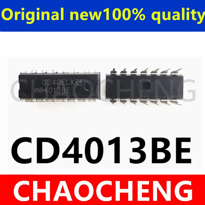 (5-10pcs)100% New Original CD4013BE CD4013 DIP-14 Chipset