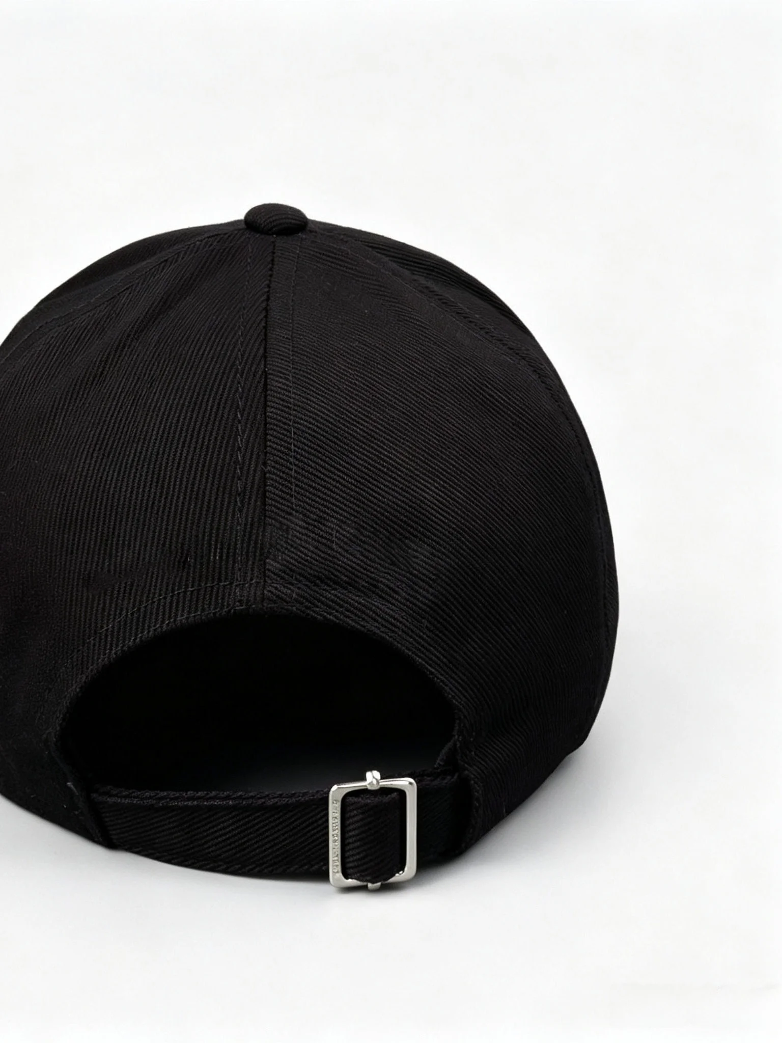 Black Embroidered Logo Baseball Cap Unisex Casual All-Match Duckbill Cap Spring Autumn Winter Unisex Soft Top Baseball Cap