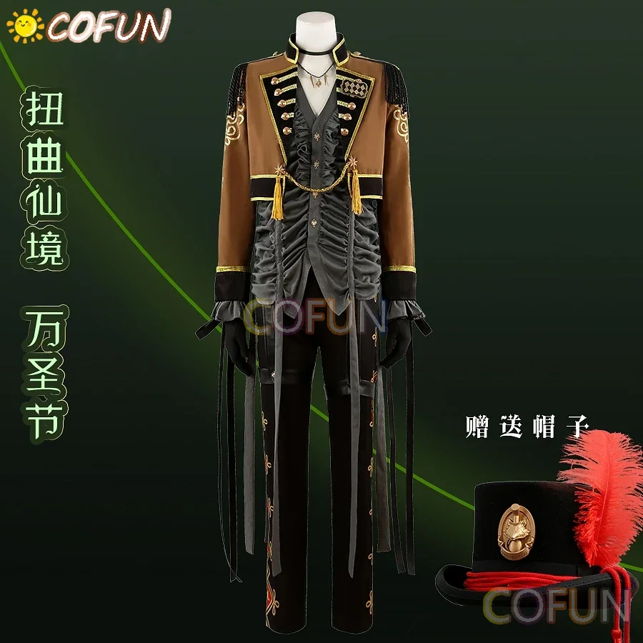 [Customized] Twisted-Wonderland Halloween Leona Cosplay Costume Game Outfits New Handsome Role Play Clothing 2023