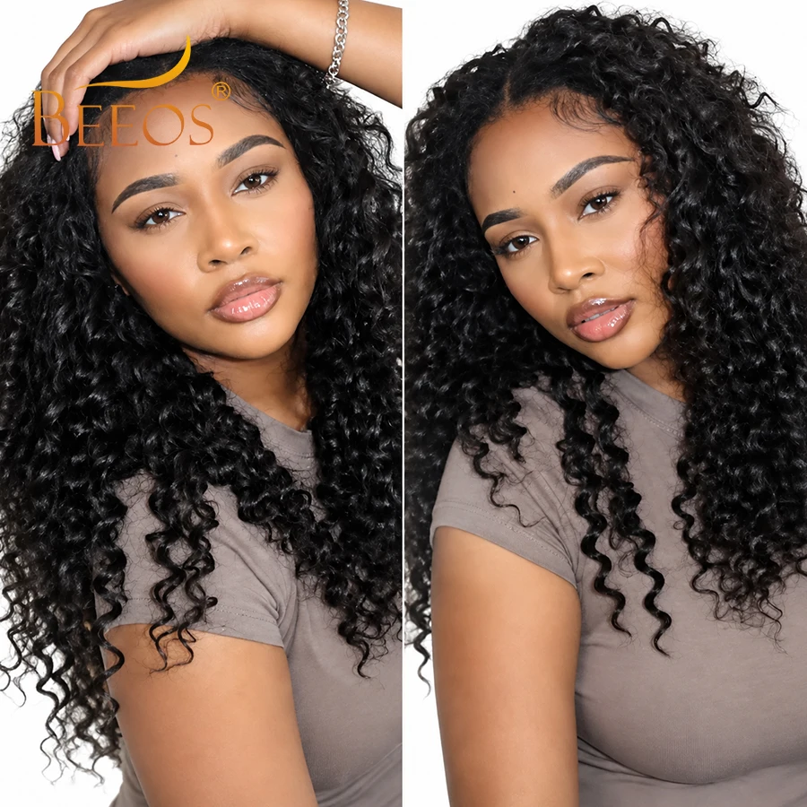 Deep Wave Invisible Knotless Pre-Separated Crochet Human Hair Extensions Feather Hairir 100% Human Hair For Women Braiding Hair