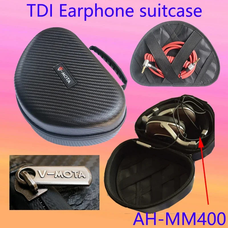 

V-MOTA TDI headphone suitcase Carry case boxs For Bowers&Wilkins P7 wireless/P9 Signature/DENON AH-MM400 headset