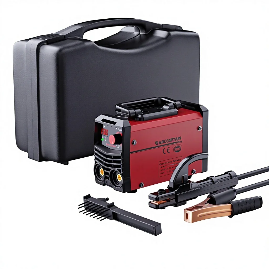 

ARCCAPTAIN Mini Stick Welder 130A AC Powered 110V MMA/ARC Welding Machine Lightweight Hot Start Anti-Stick 14in Storage Box