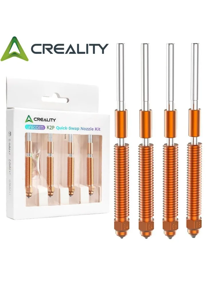 Creality K2 Plus Düsen-Set, K2P Unicorn Quick-Swap High-Flow-Düsen, Quick-Swap-Düse für Creality K2/K2 Plus 3D-Drucker