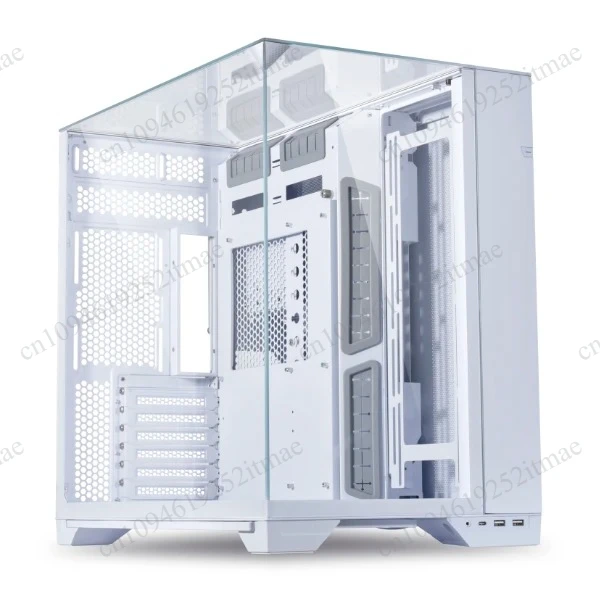 O11 VISION Tower PC Case, 3-Side Columnless Glass, Enhanced Modularity, 3 Radiator Installation Spaces