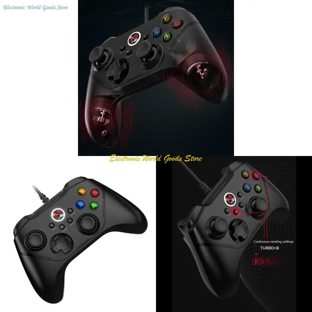 

A3PD Betop ASURA 2PRO Hall Effect Gamepad Joysticks Corded Game Controller for PC steam