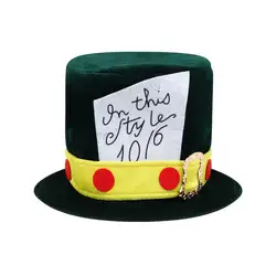 Mad Hatter Hat Adults Movie Role Play Cap Cosplay Props Halloween Christmas Party Gifts