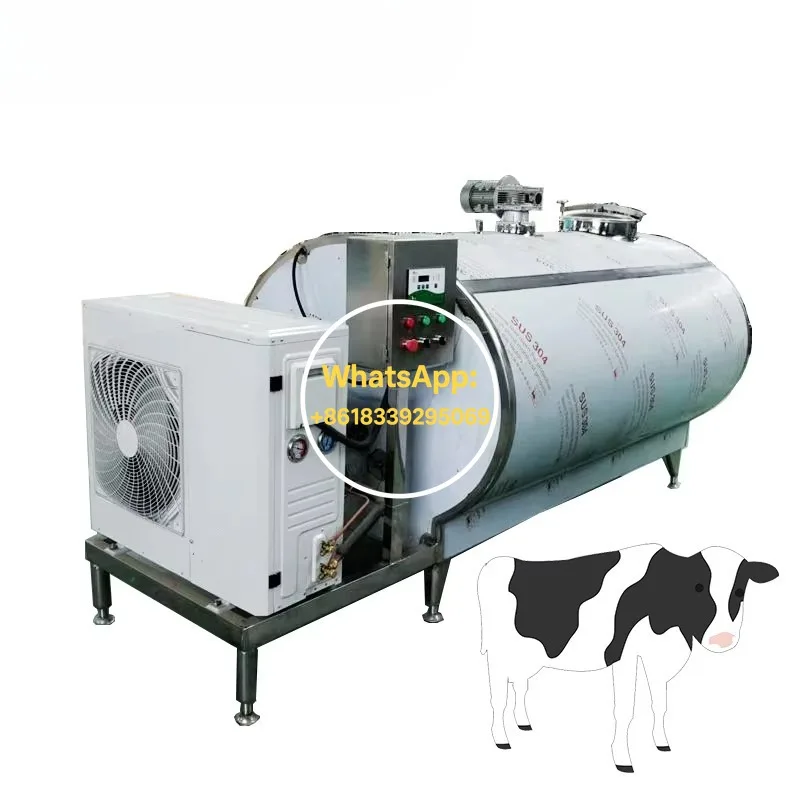 

Customized 6000 Liter Milk Cooling Tanks Stainless Steel Food Grade Storage Milk Tank 6000 Liters for Dairy Farmer
