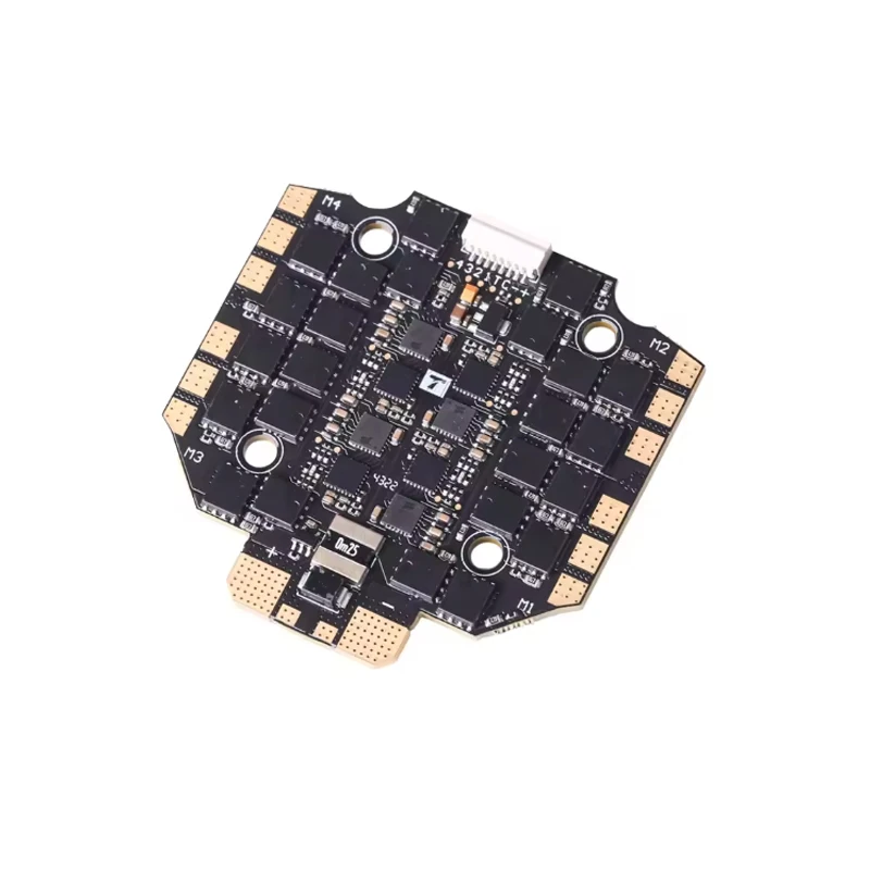 T-MOTOR HOBBY Cine C 80A C80A 4IN1 4-8S Blheli32 Dual Mosfets CINE Series ESC وحدة تحكم في السرعة الإلكترونية بدون طيار طائرة كوادكوبتر #5