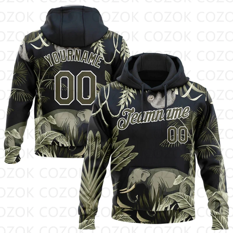 Customized Hoodie leopard pattern Color Jersey 3D Printed  Unisex Pullovers Hoodie Casual Sweatshirts