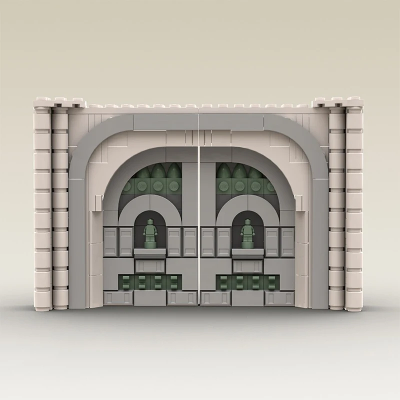 2574 pièces MOC films créatifs les murs des Minas Tirith bloc de construction jouets la grande muraille briques cadeau pour la Collection MOC-30378