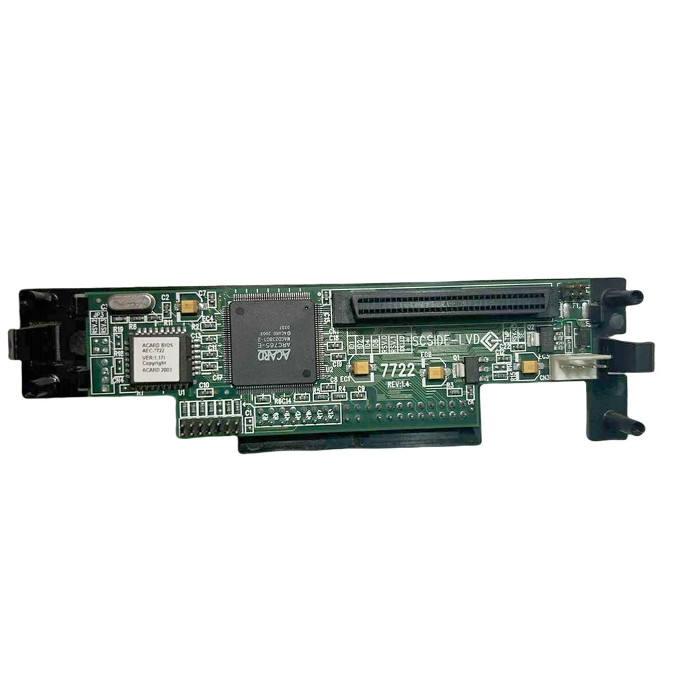 Beke AEC-7722 Original IDE to SCSI 68Pin IDE to LVD SCSI Bridge Adapter Card IDE to 68-Pin SCSI Storage Controller Adapter Card