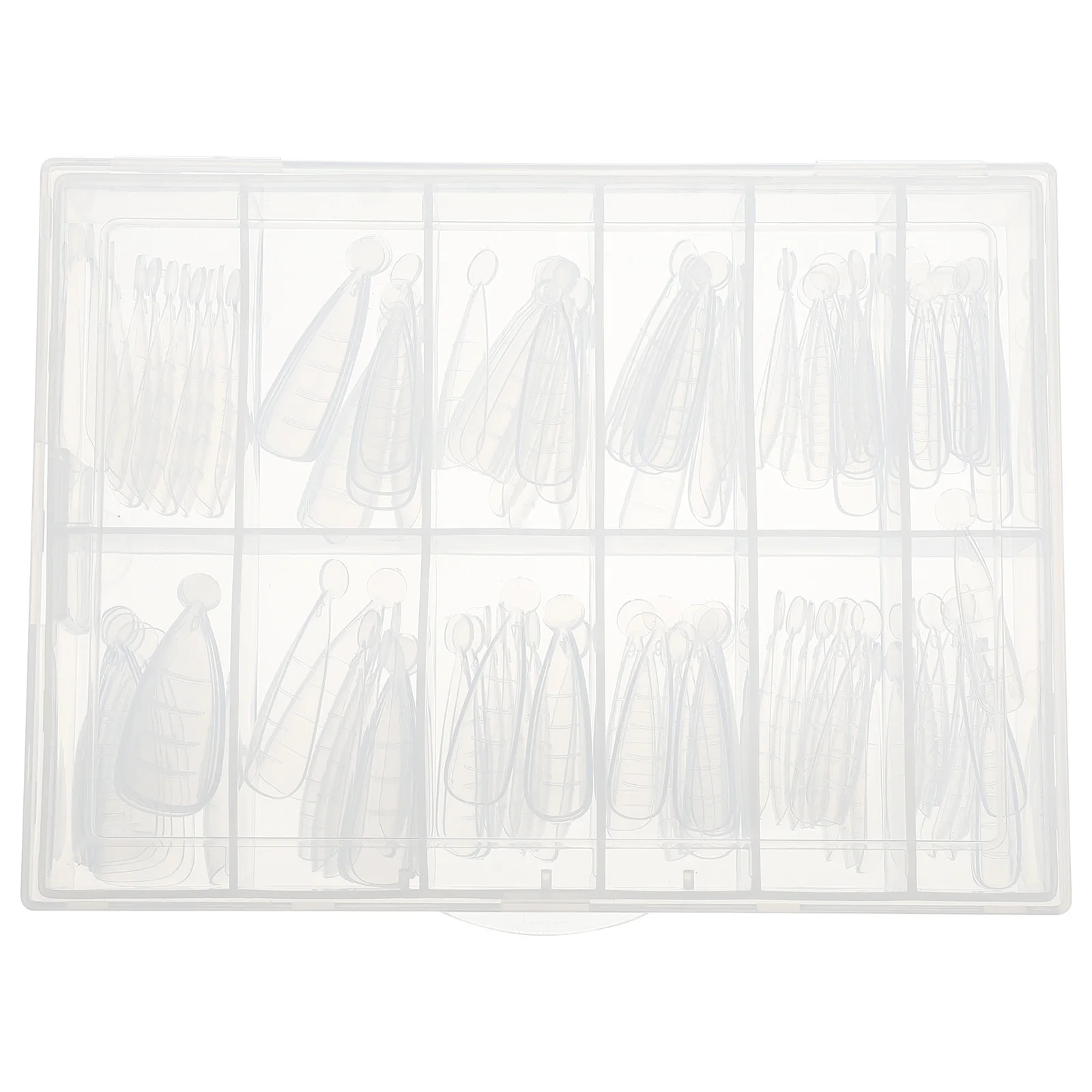 120-teiliges Gel-Set für künstliche Nägel, DIY-Form, Abs, gefälschte Tipps mit vollständiger Abdeckung, Verlängerungsverlängerungen