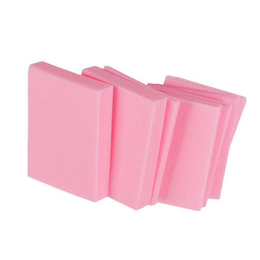 Tampons dissolvant de vernis à ongles non pelucheux, 100 pièces, doux, fort, absorbant, jetable, nettoyage sanitaire, outils de manucure et de pédicure