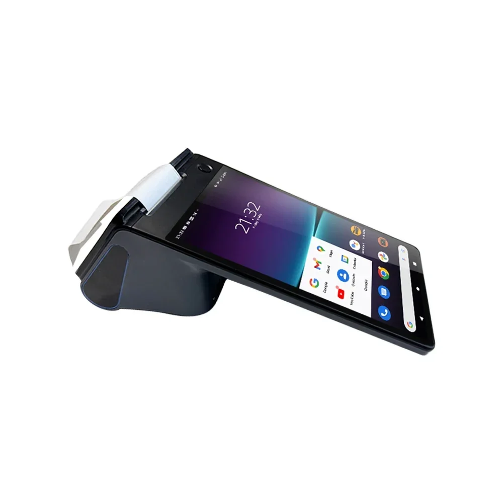 14 Dual Screen 8+2.66 Inch Handheld POS Terminal with 58mm Ticket Printer Contactless Card Reader Payment Z150