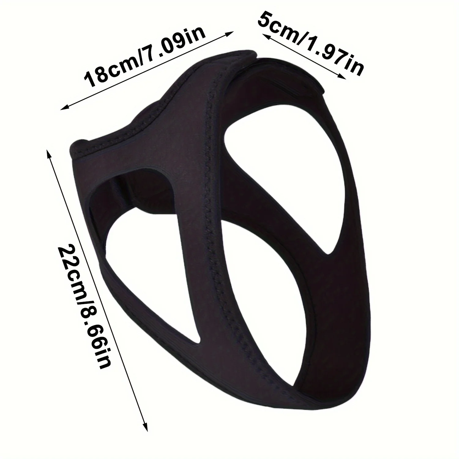 Neoprene Anti Snoring Chin Strap Stop Snore Jaw Belt Snore Stopper Sleep Anti Apnea Chin Support Straps Night Sleeping Aid Tools