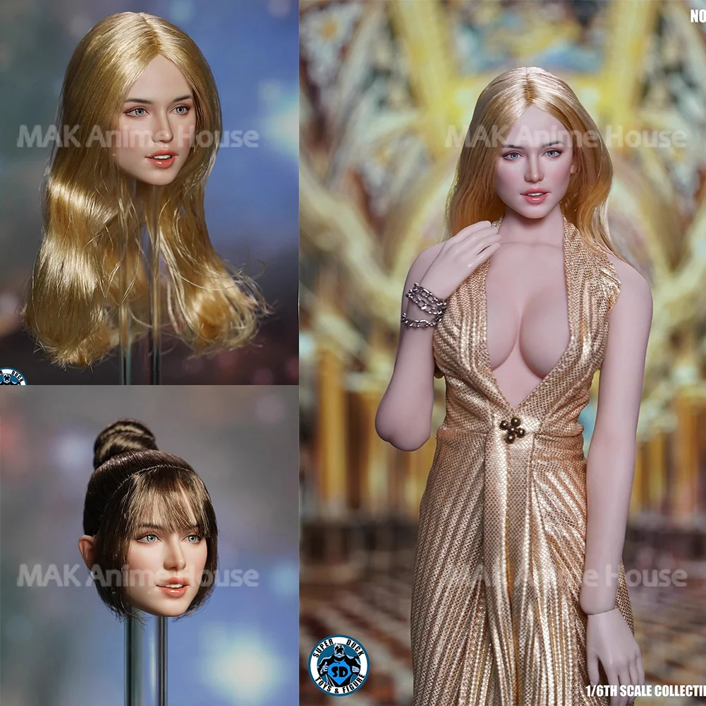 SUPER canard SDH048 1/6 Ana de Armas tête douce sculpter tête modèle adapté 12 ''TBL femme soldat Suntan figurine corps