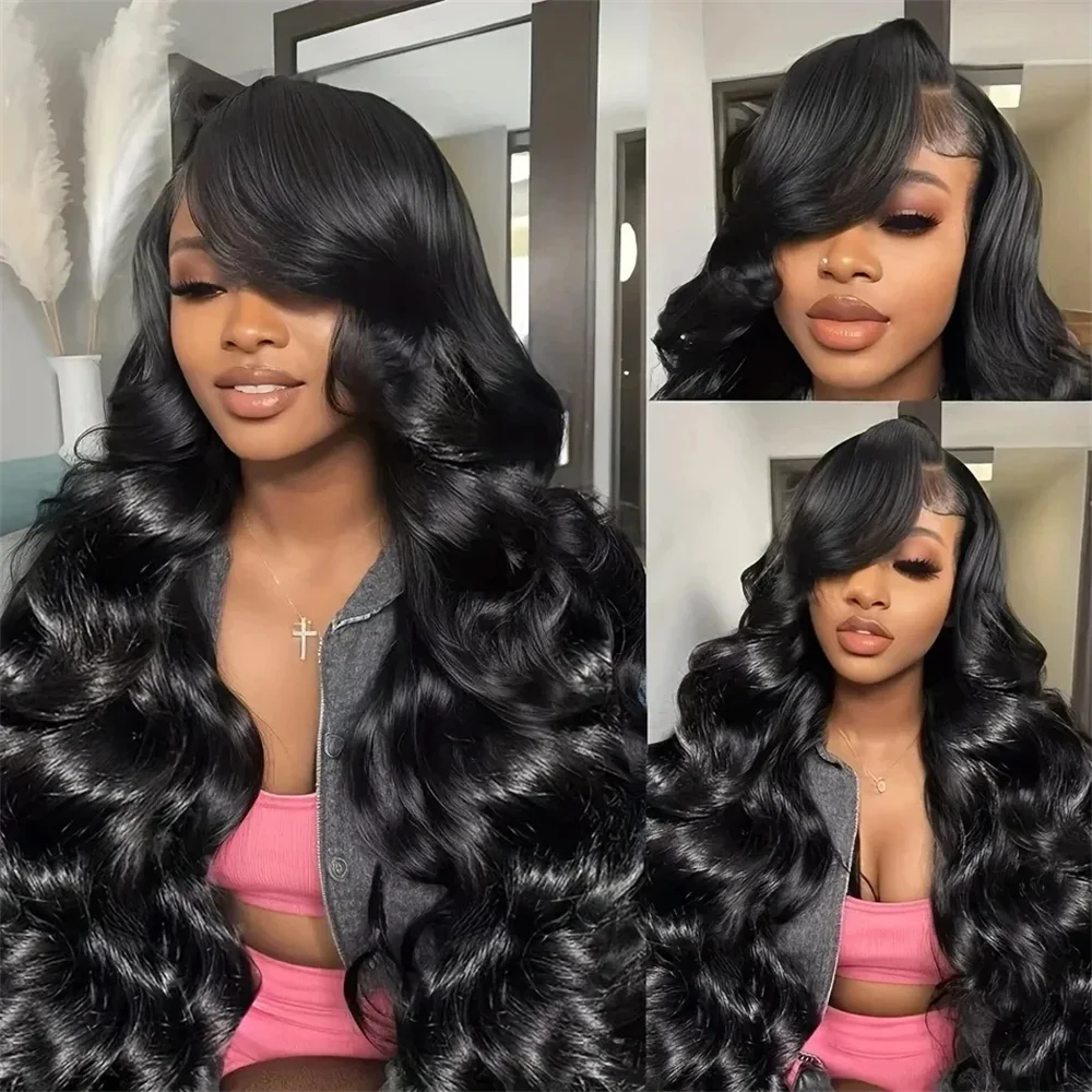 

Black Body Soft Wave Glueless 5x5 Silk Base Jewish Human Hair With Baby Hair HD Lace European Hair Preplucked