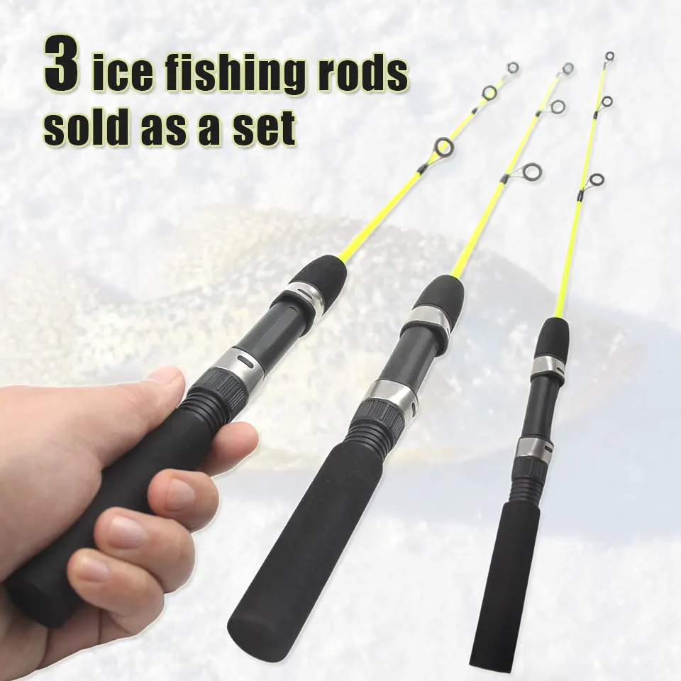 

Подледная удочка 58 см — сверхлегкий и чувствительный материал из углеродного волокна, быстрое обнаружение для пресноводной рыбы в зимних озер и реках