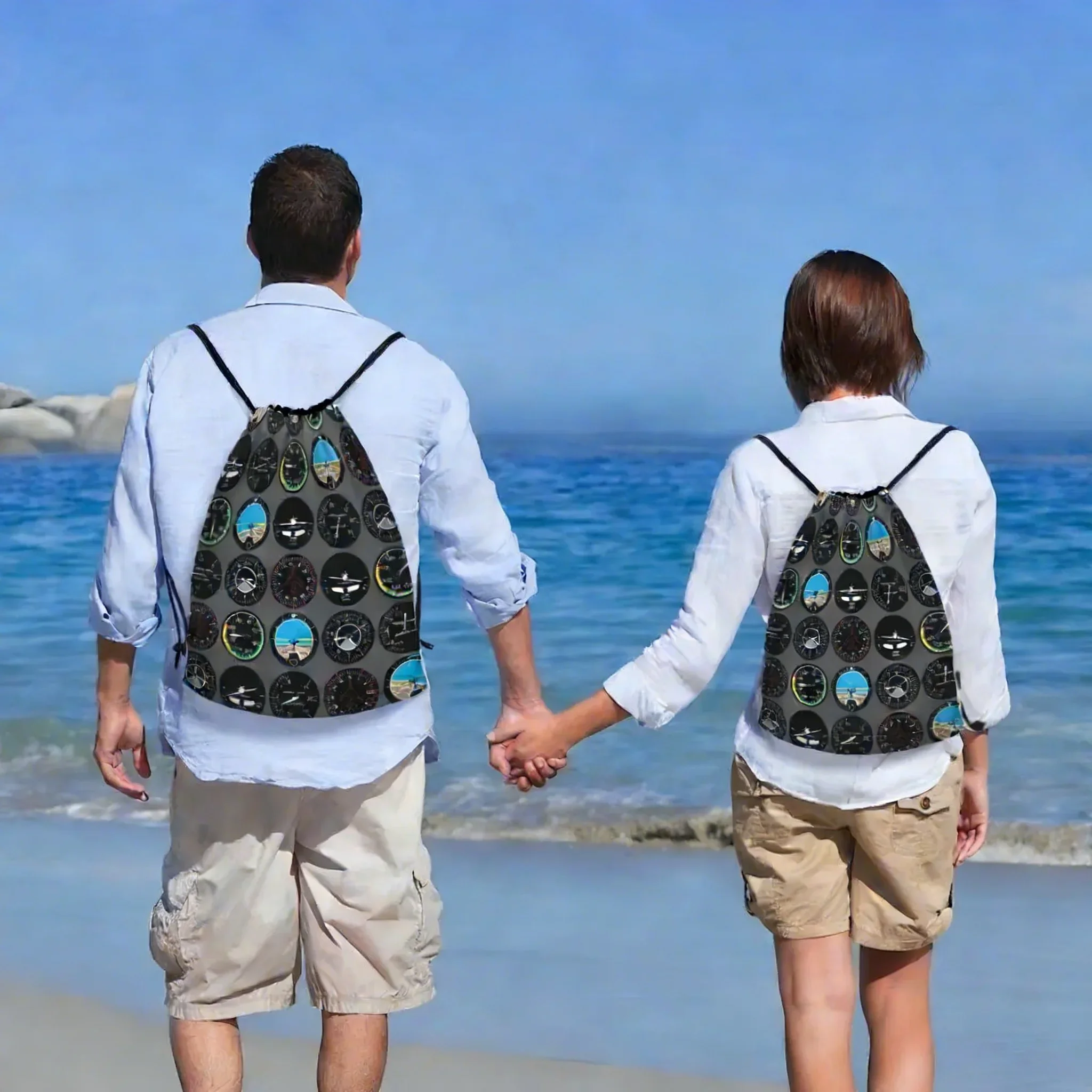 Foldable Airplane Storage Backpack, Flight Instruments, Nearby, Outdoors, Gym, Airplane, Pilot, Happator, Shopping view 5