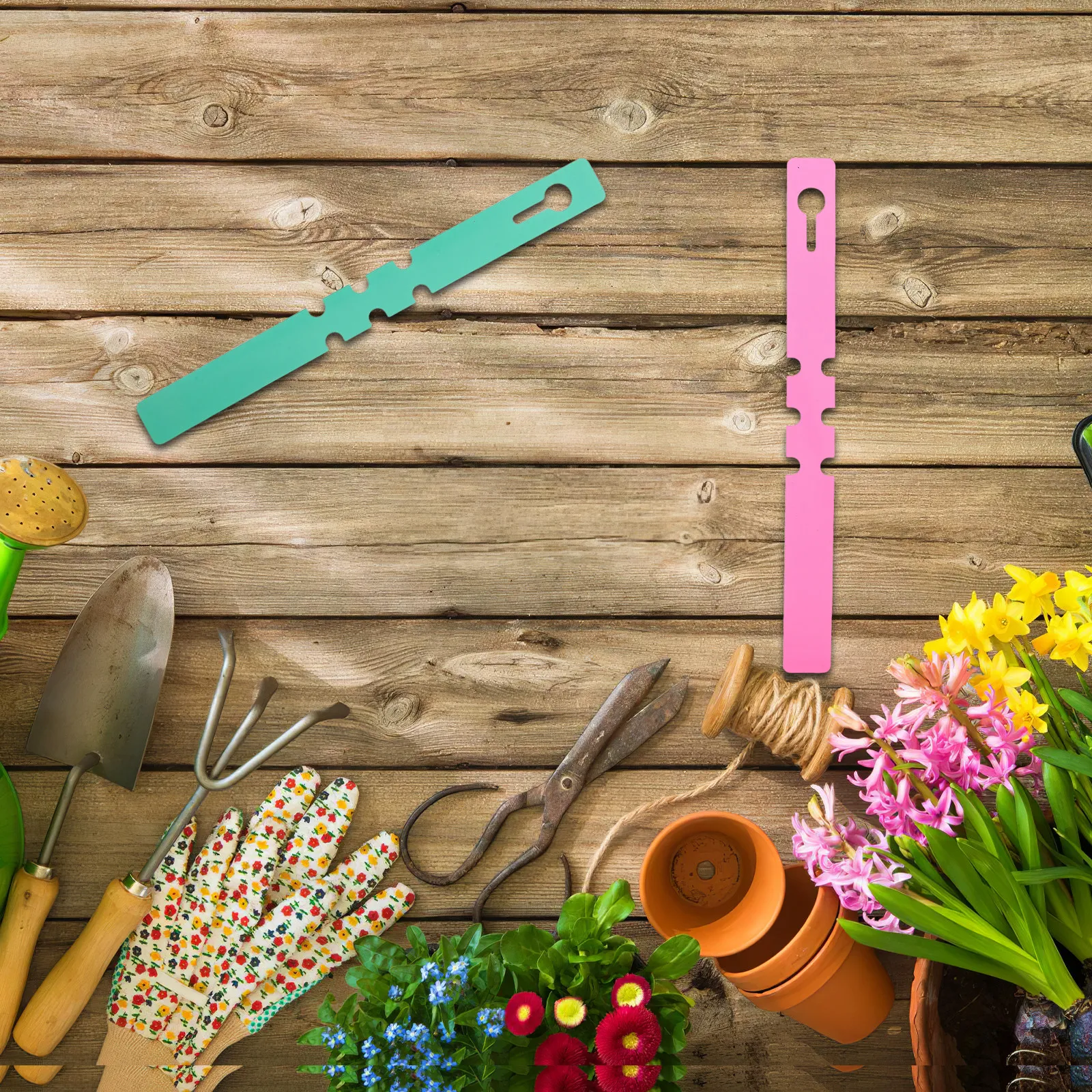 500Pcs PVC Garden Labels Plant Markers Wrap-Around Design Waterproof Uv-Proof Adjustable Outdoor Indoor Nursery Greenhouse