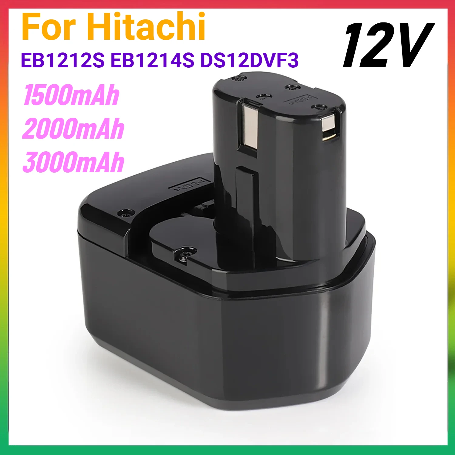 

12V 1.5Ah 2.0Ah 3.0Ah Rechargeable Lithium Batteries for Hitachi Handheld Drill Electric Tool Battery EB1212S EB1214S DS12DVF3