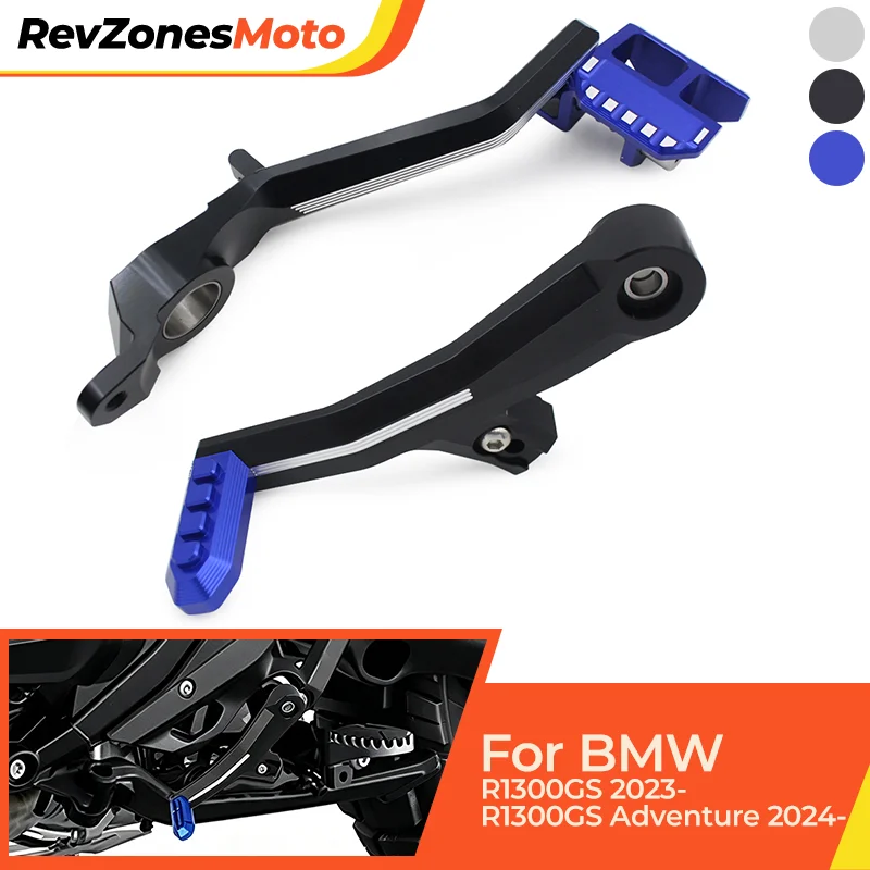 Gear Shift Lever Rear Brake Pedal Set CNC Aluminum Anti-slip Durable for BMW R1300GS R1300GS Adventure 2023-2025 Motorcycle Part