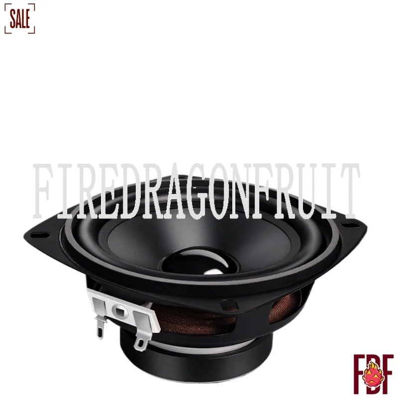 

Jinggeyuan Square 4 Inch 4 Ohm 15W 60 Magnet Full Range Speaker Car Home Audio