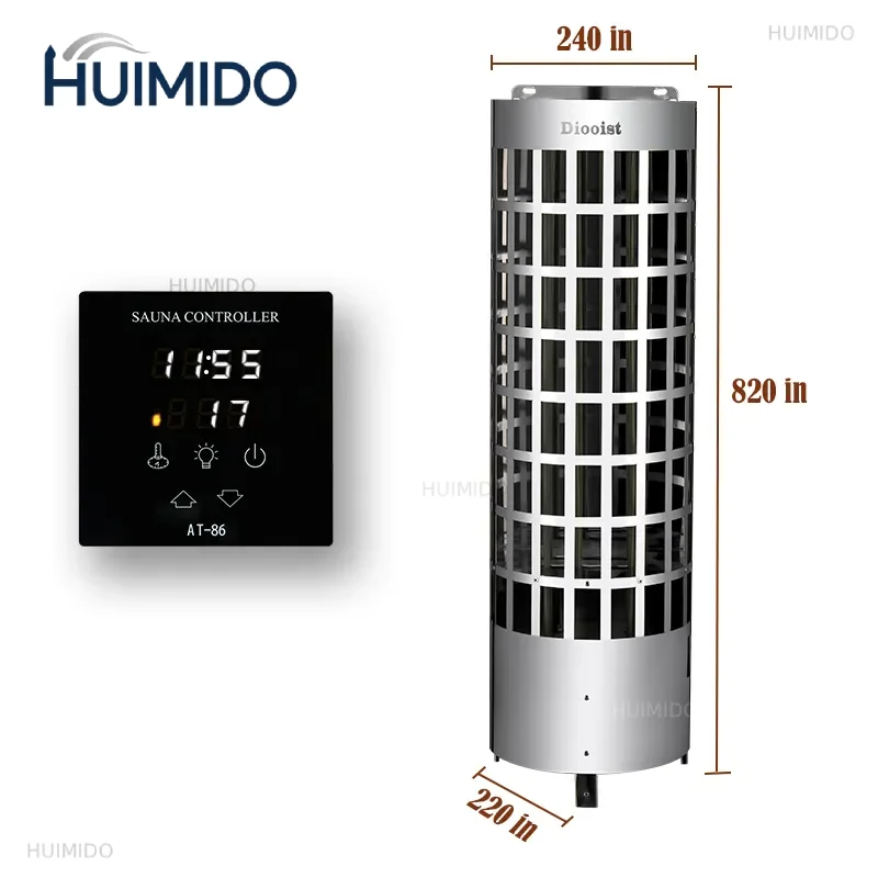 Diooist Low Price High Quality Stainless Steel Sauna Electric Portable External Control Sauna Heater