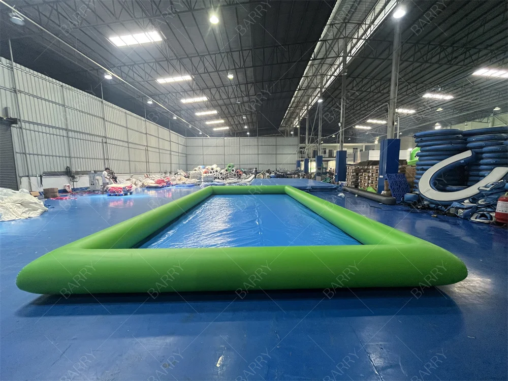 Inflatable Water Skimboard Skate Ramps Track For Sport Games Tanning Pool Inflatable Skimboard Pool