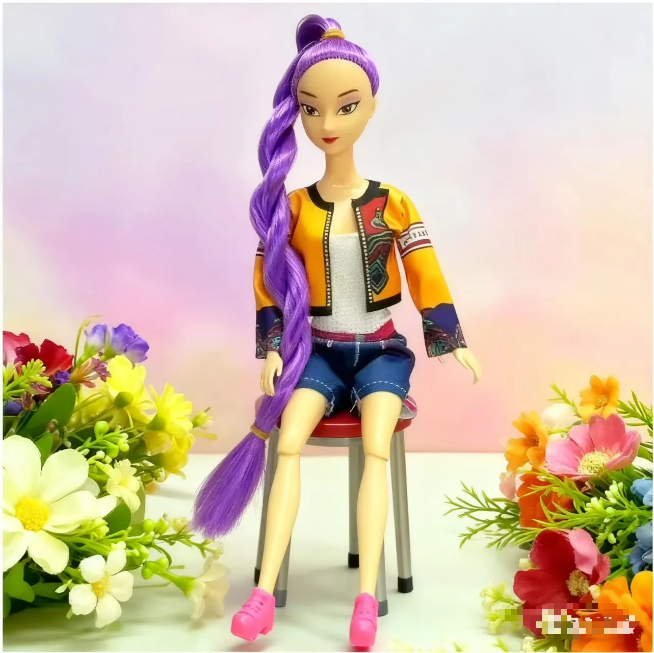 NUOVI giocattoli per bambole Kpop Demon Hunters Action Figure Toy Rumi Mira Zoey Bella principessa Baby Girl Dolls Giocattolo fai da te in plastica per ragazze