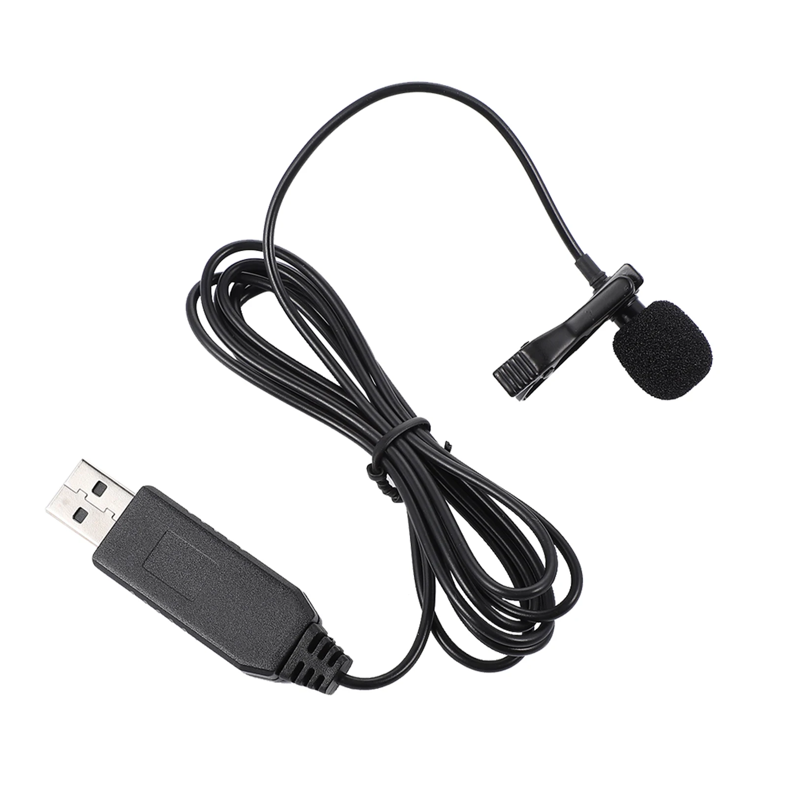 

Portable USB Lavalier Microphone Mini Omnidirectional Clip on Mic for Computer Professional Recording Gaming Vlog Sound