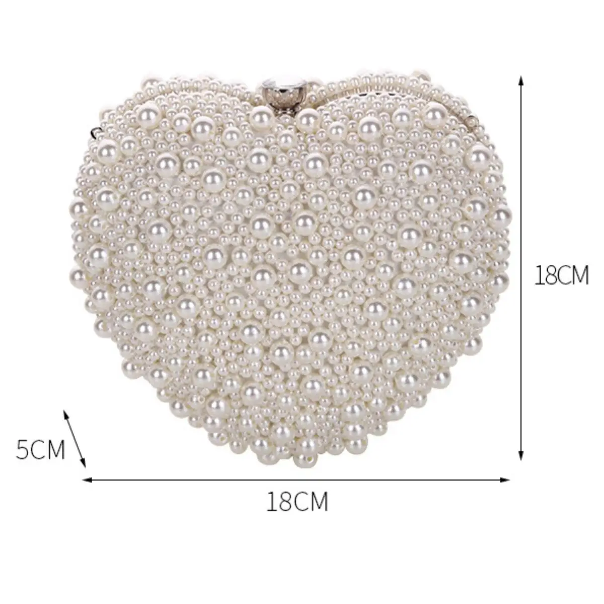 Evening Clutch Bag with 2Pcs Strap Handbag for Banquet Prom Wedding Party Ladies