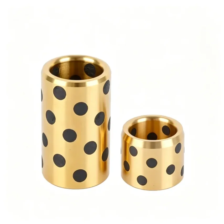 1Pc Brass Self Lubricating Sleeve Oil Free Brass Bushing Bearing ID 6/8/10/12/14/16/18mm