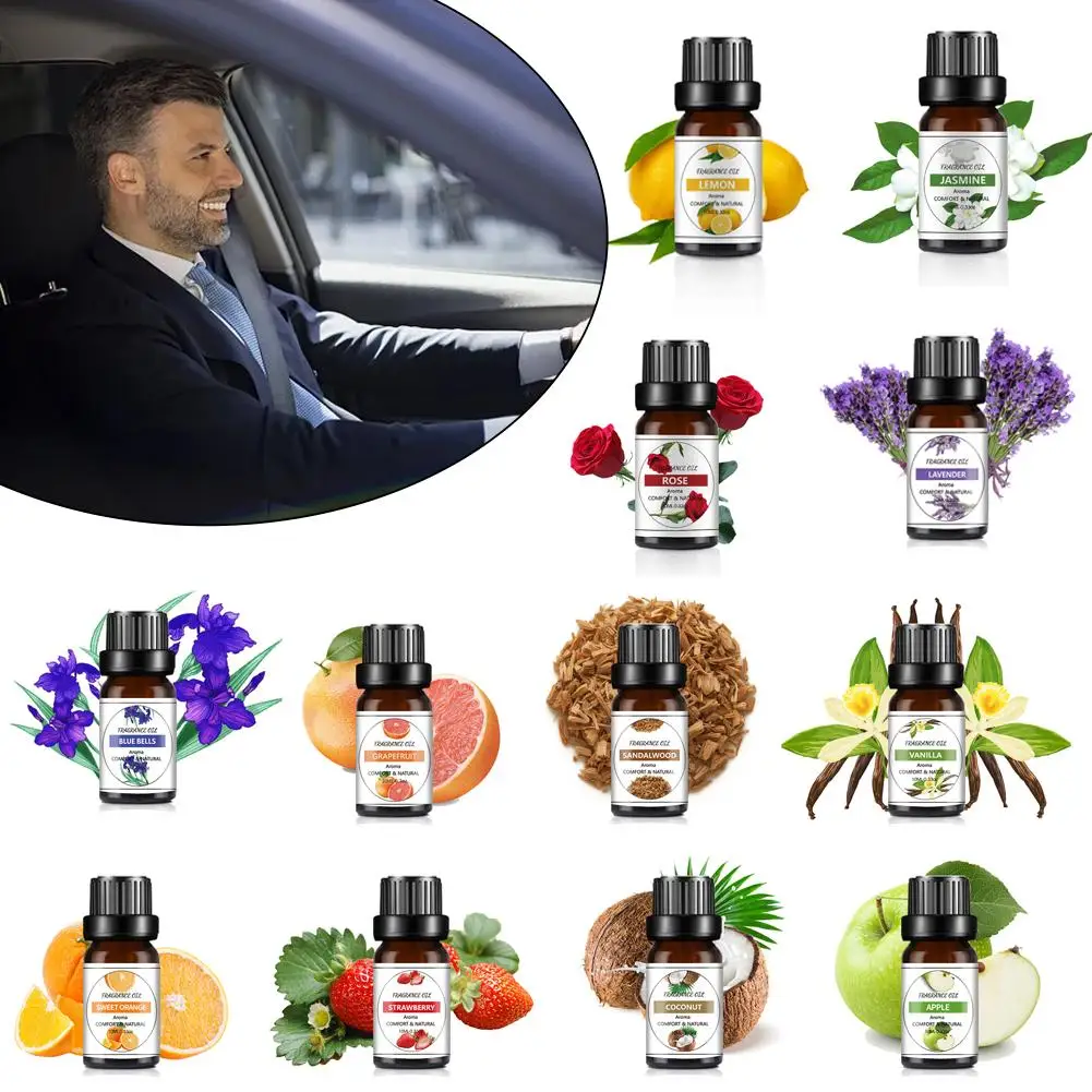 10Ml Essential Oil Fruit Flavor Natural Plant Making Diffuser Essential Oil Mango Pineapple Flavoring Oil for DIY Soap Candles