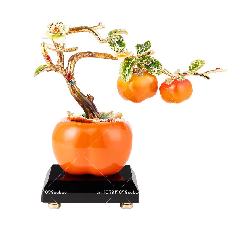 高級品はすべてうまくいきます。柿の飾り、幸運のリビングルームの入り口、新しい中国のワインキャビネットの装飾