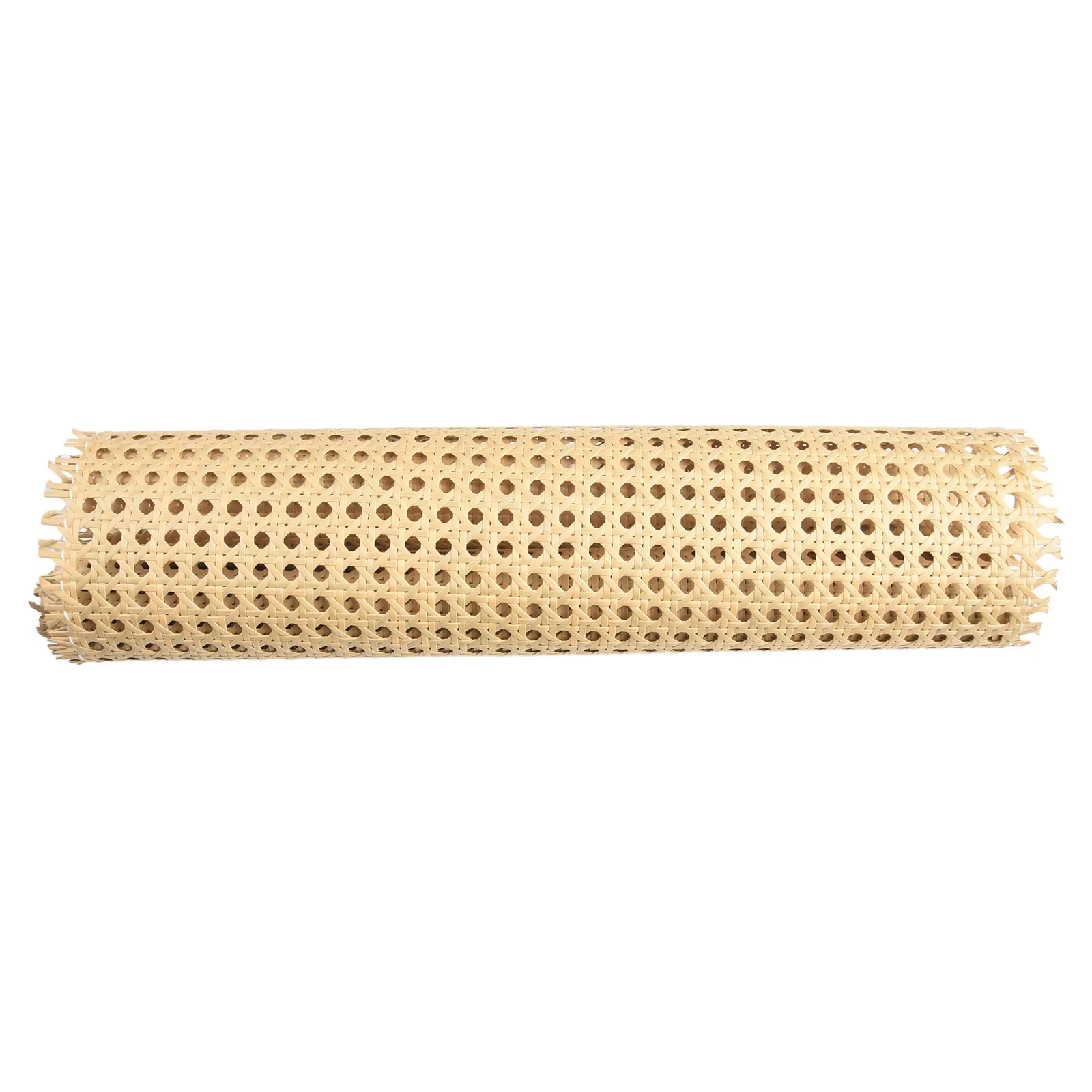 Roll of Rattan Mesh Webbing Material for Chair Caning Kit Multi Size Options for Furniture Repair and Decorative Craft Projects