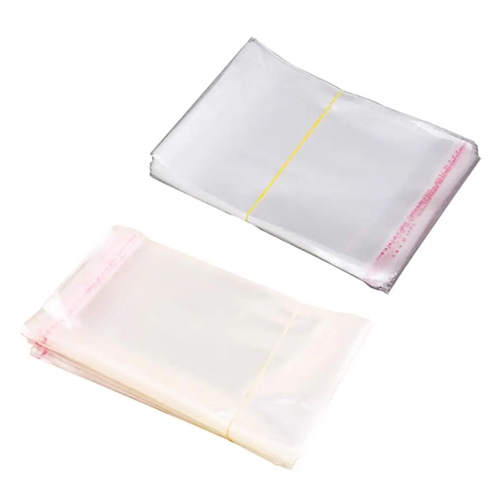 OPP Plastic Bags Transparent Pack Self Sealing Cellophane Bags Food Safe Resealable for Party Favor Storage
