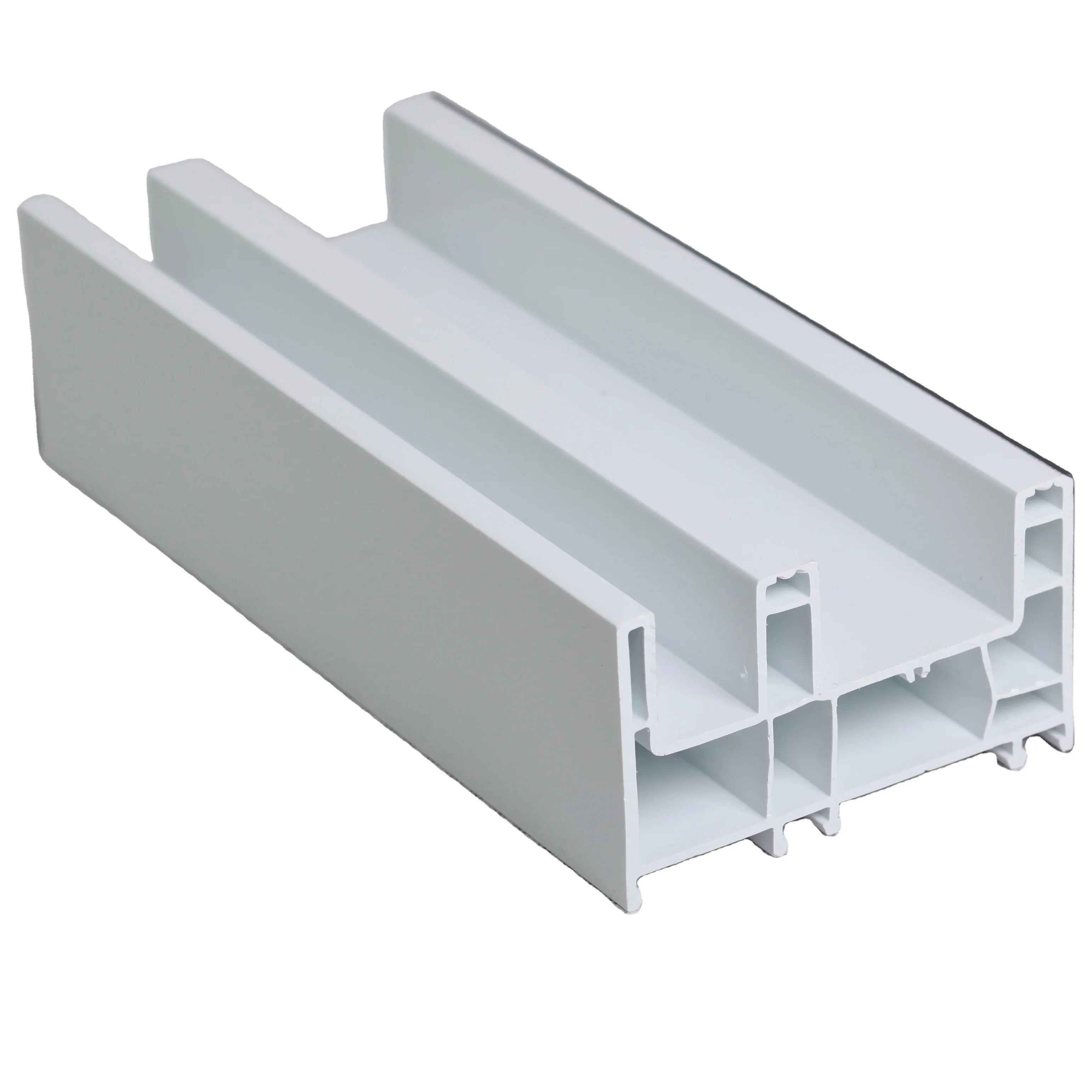 Low price huazhijie 88mm plastic pvc profiles for sliding windows and doors