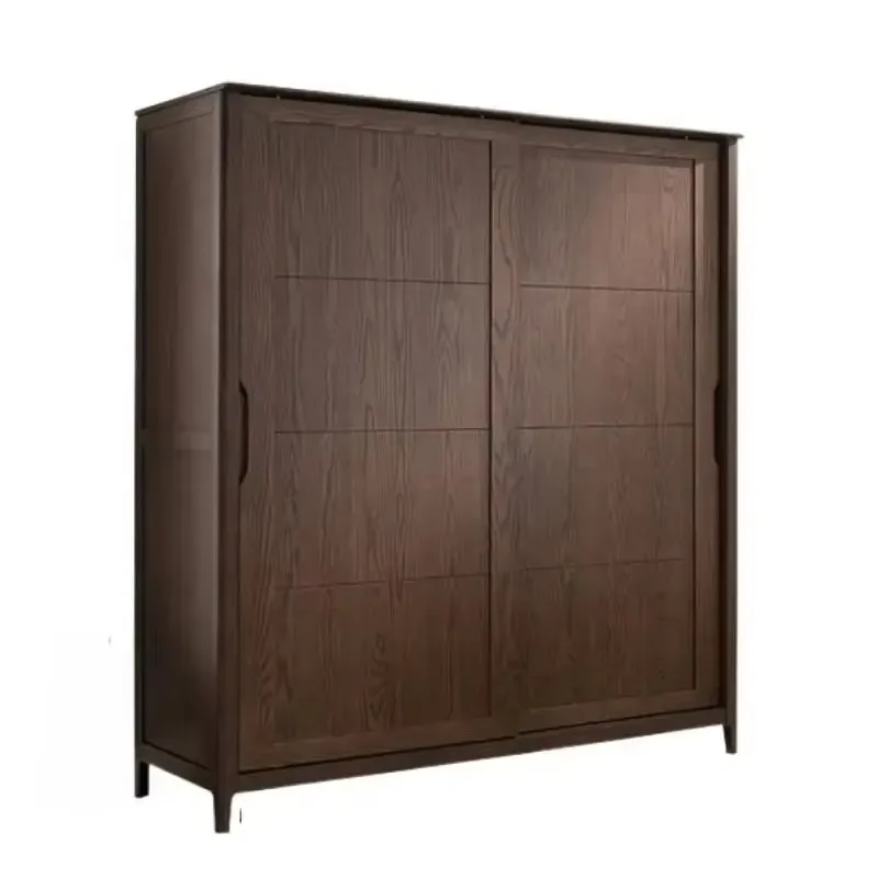 Quiet Orgnizer Wood Wardrobes Luxury Aesthetic Garderobe Bedroom Wardrobes Storage Sliding Door Guardarropa Bedroom Furniture