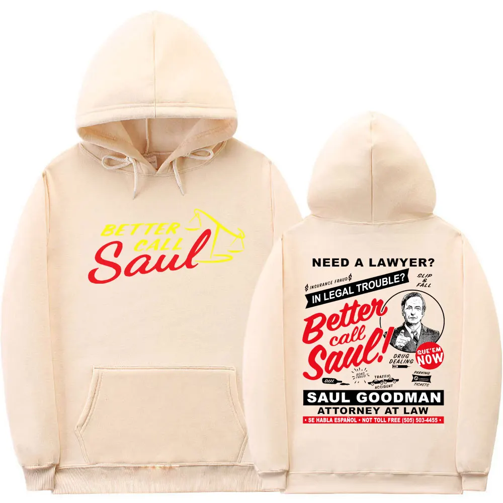 TV Show Fan Breaking Bad Graphic Hoodie Men Loose Pullover Better Call Saul Logo Hoodies Male Women Trending Cool Casual Clothes