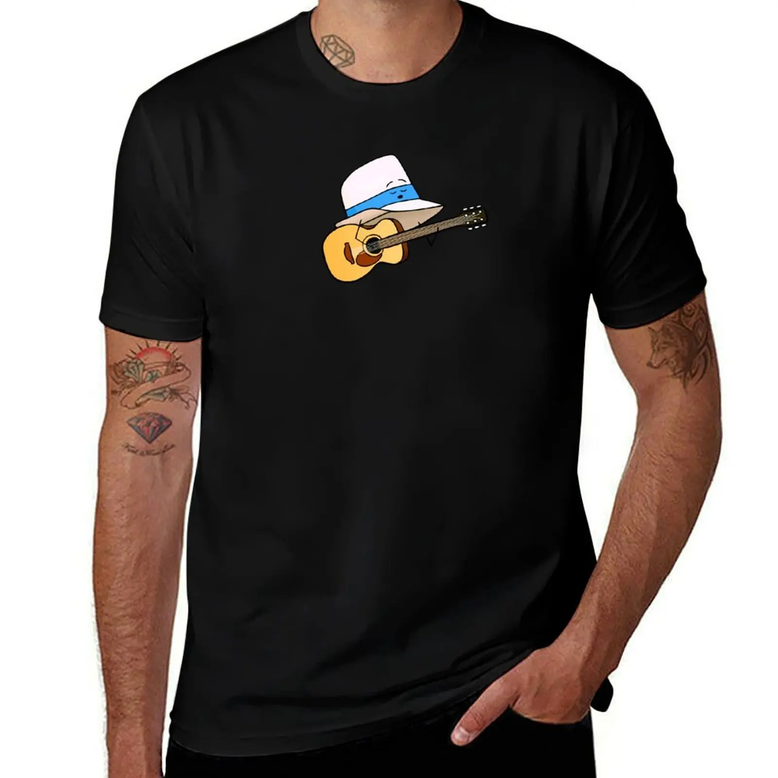 Fedora Crooner T-Shirt Simple Trendy Casual T-Shirt