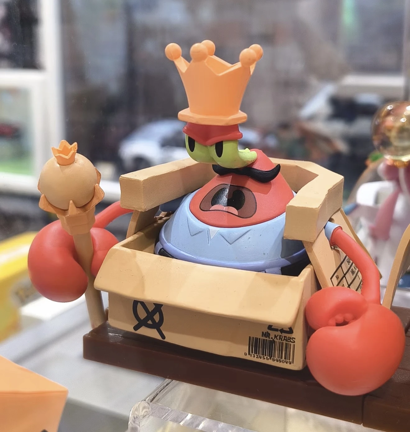 스폰지밥 패트릭 스타 스퀴드워드 텐타클스 브레이브 스테이지 액션 피규어 블라인드 박스 장난감 데스크탑 장식 애니메이션 캐릭터