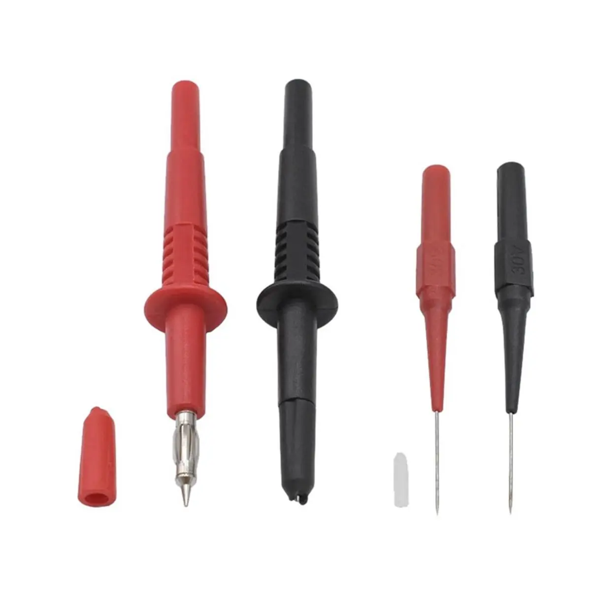 update. 10Pcs Test Leads Kit, Double Insulated Multimeter Test Lead Set with Alligator Clips and Needle Probe
