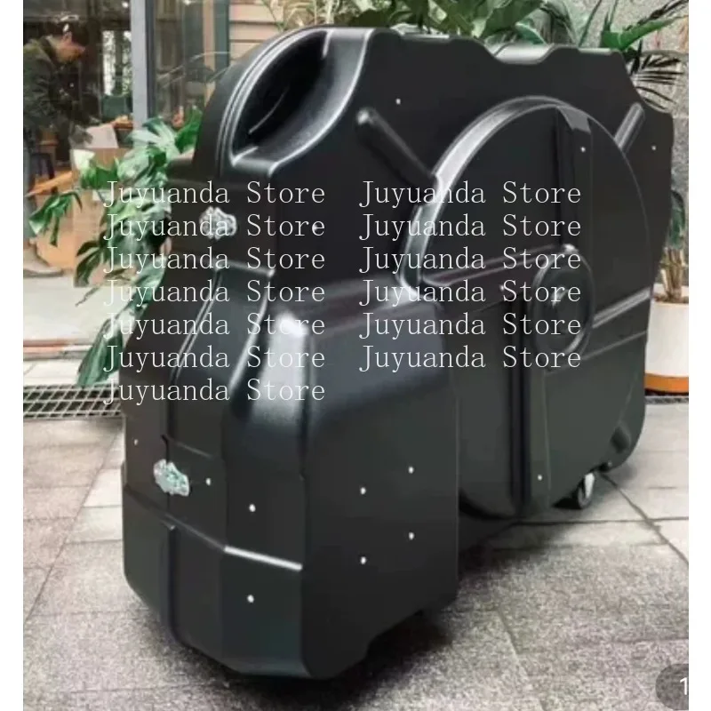 Hard Shell Bicycle Loading Box Road Car Iron Three Car Free Dismantling Handle Packing Car Bag Wheel Shipping Box